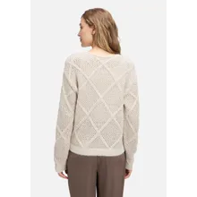 Strickpullover mit Effektgarn Strickpullover mit Effektgarn