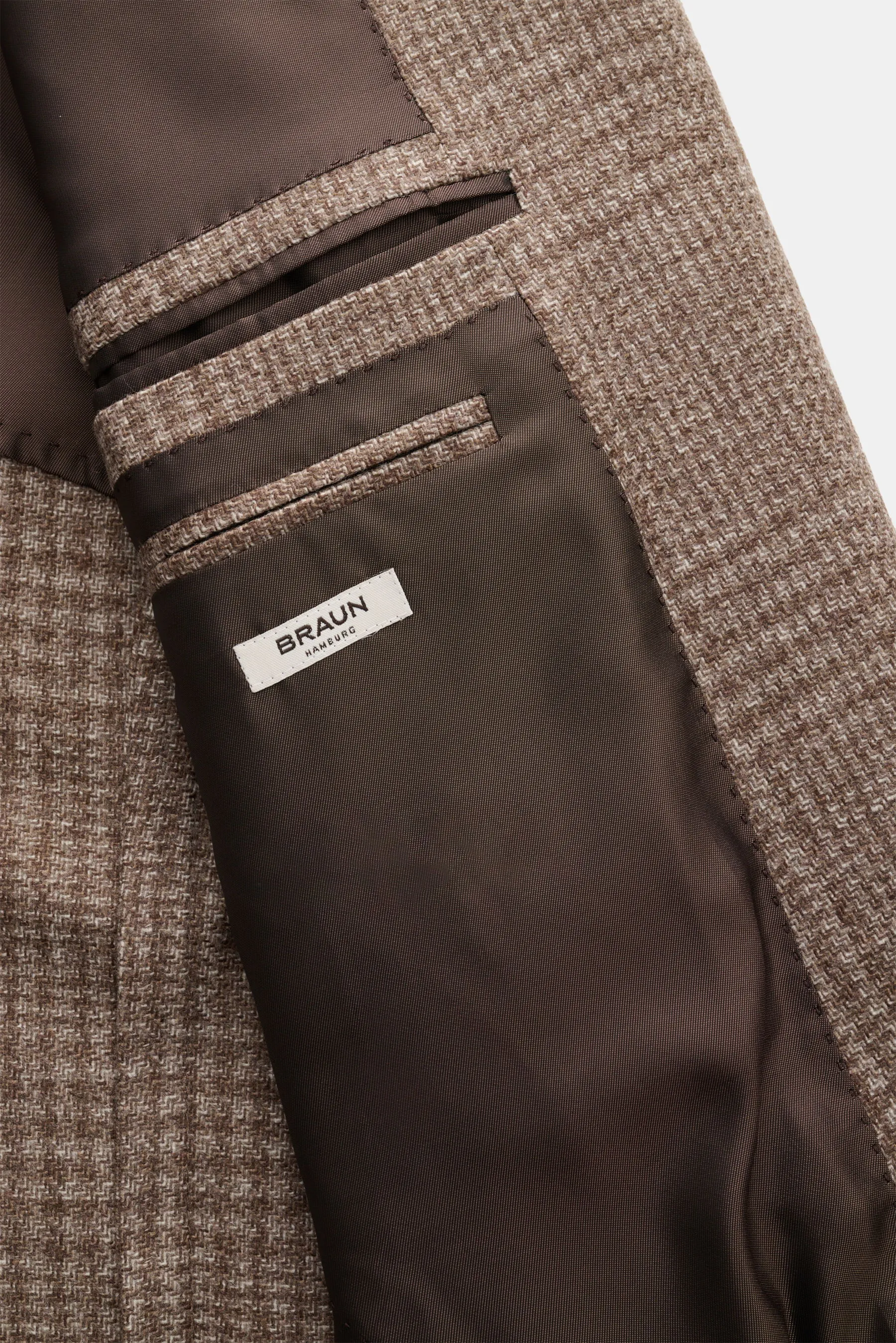 Zegna - Herren - Sakko graubraun kariert – Bild 4