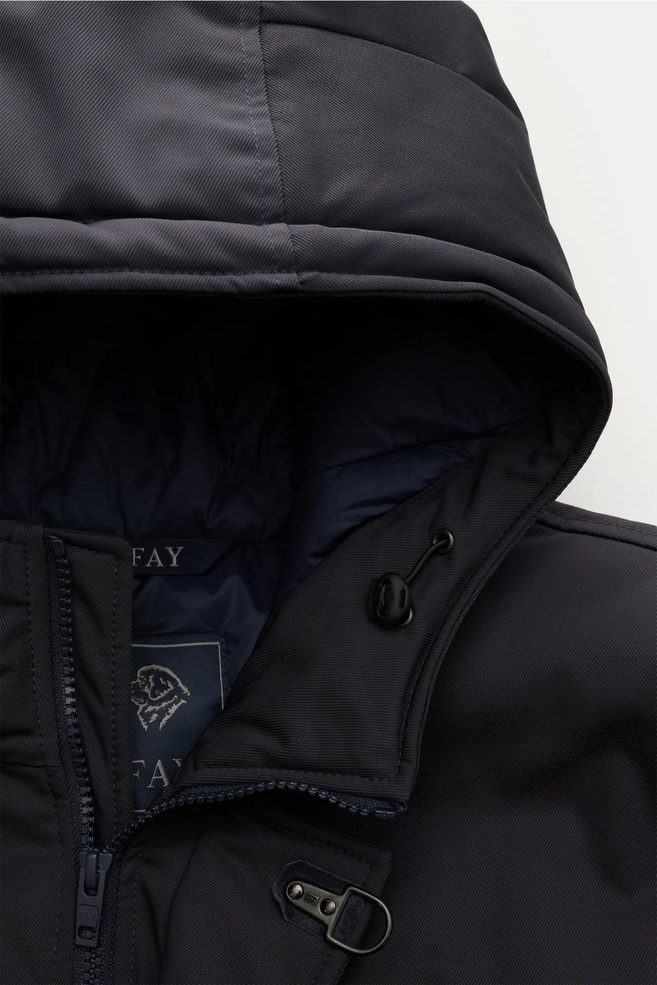 Fay - Herren - Daunenjacke 'Hooded Caban' navy – Bild 3