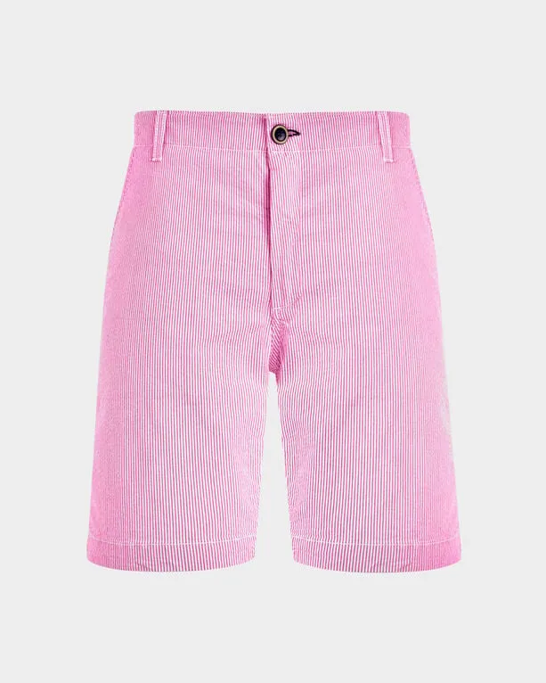 Vilebrequin - Seersucker Bermudashorts Aus Baumwolle Für Herren - Bermuda - Ponche - Rosa - Größe 38 Vilebrequin - Seersucker Bermudashorts Aus Baumwolle Für Herren - Bermuda - Ponche - Rosa - Größe 38