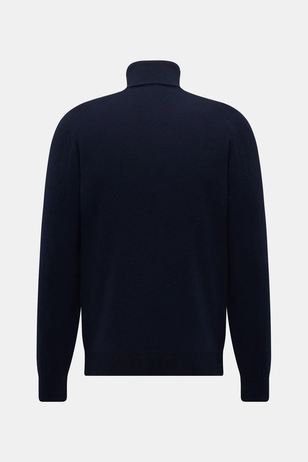 Fedeli - Herren - Cashmere Rollkragenpullover 'Derby' navy – Bild 3