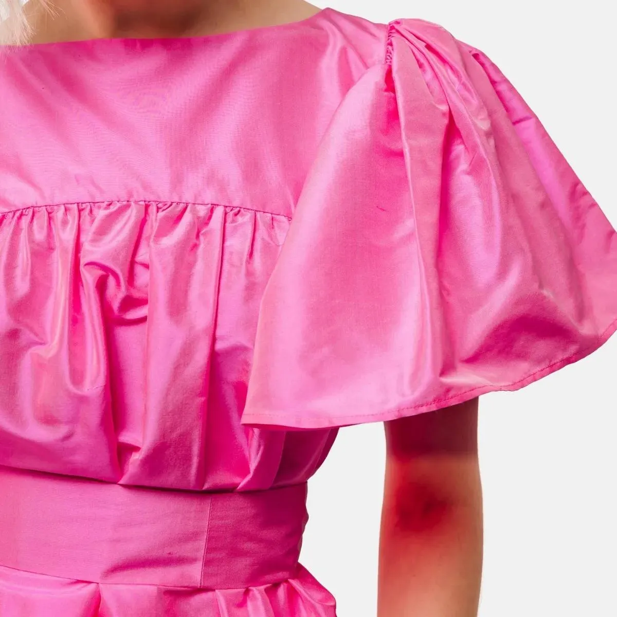 Helene Galwas - Bluse aus Dupionseide FILIPARE - Größe M/L - pink – Bild 2