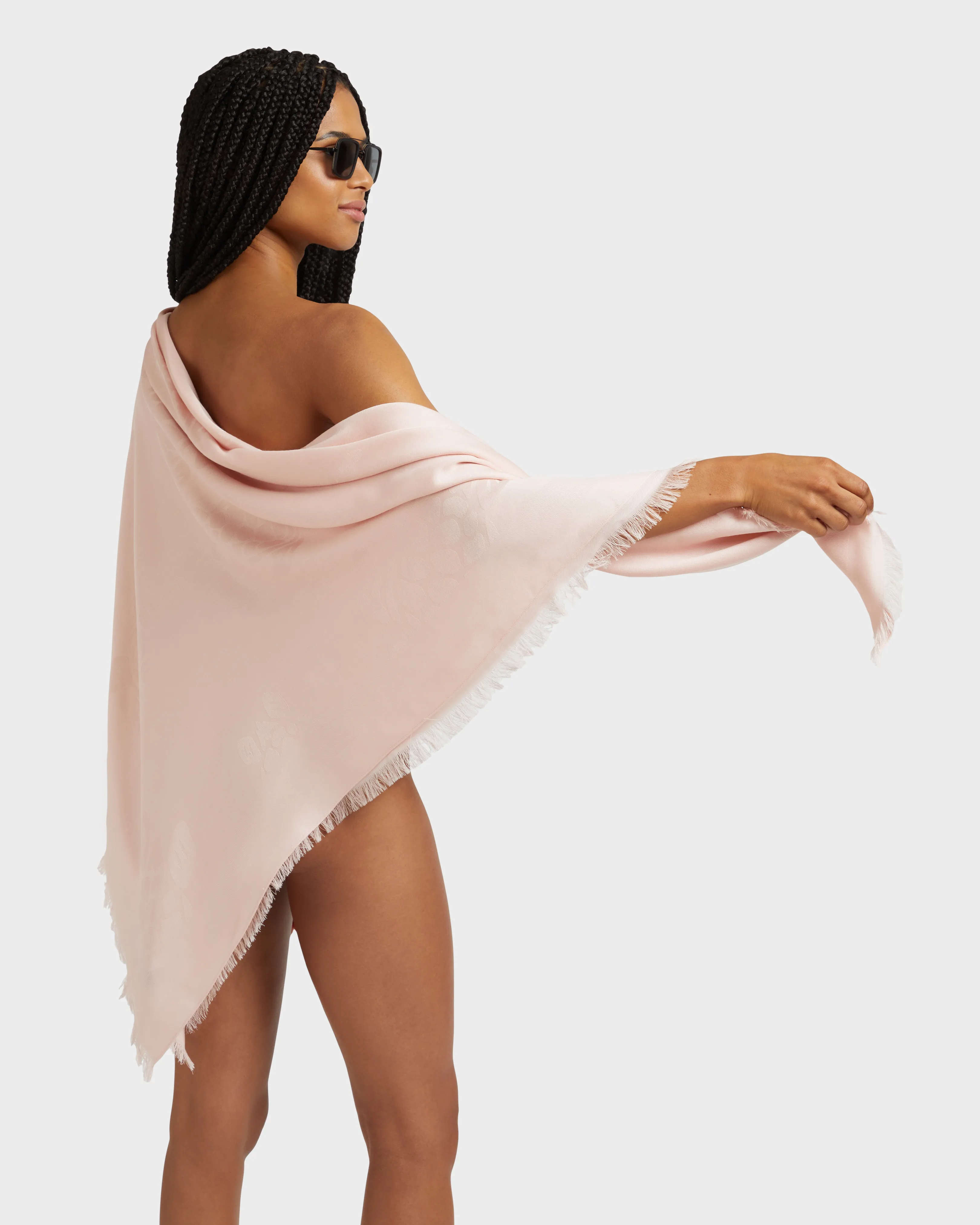 Vilebrequin - Ronde Des Tortues Stola - Halstuch - Sublime - Rosa - Größe OSFA – Bild 3