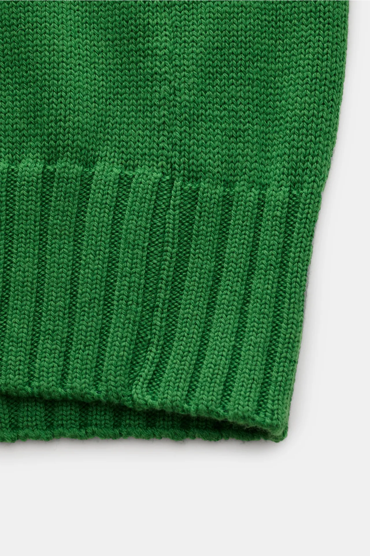 B.F. Knitwear - Herren - Merino Strickjacke grün – Bild 5