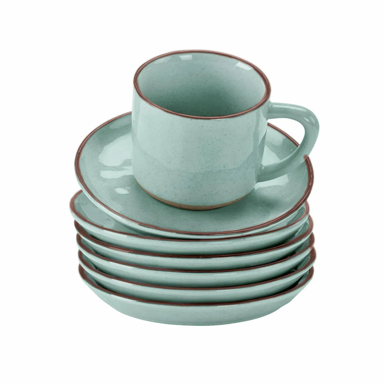 Tasse mit Untertasse 6er Set Biarré – Bild 3