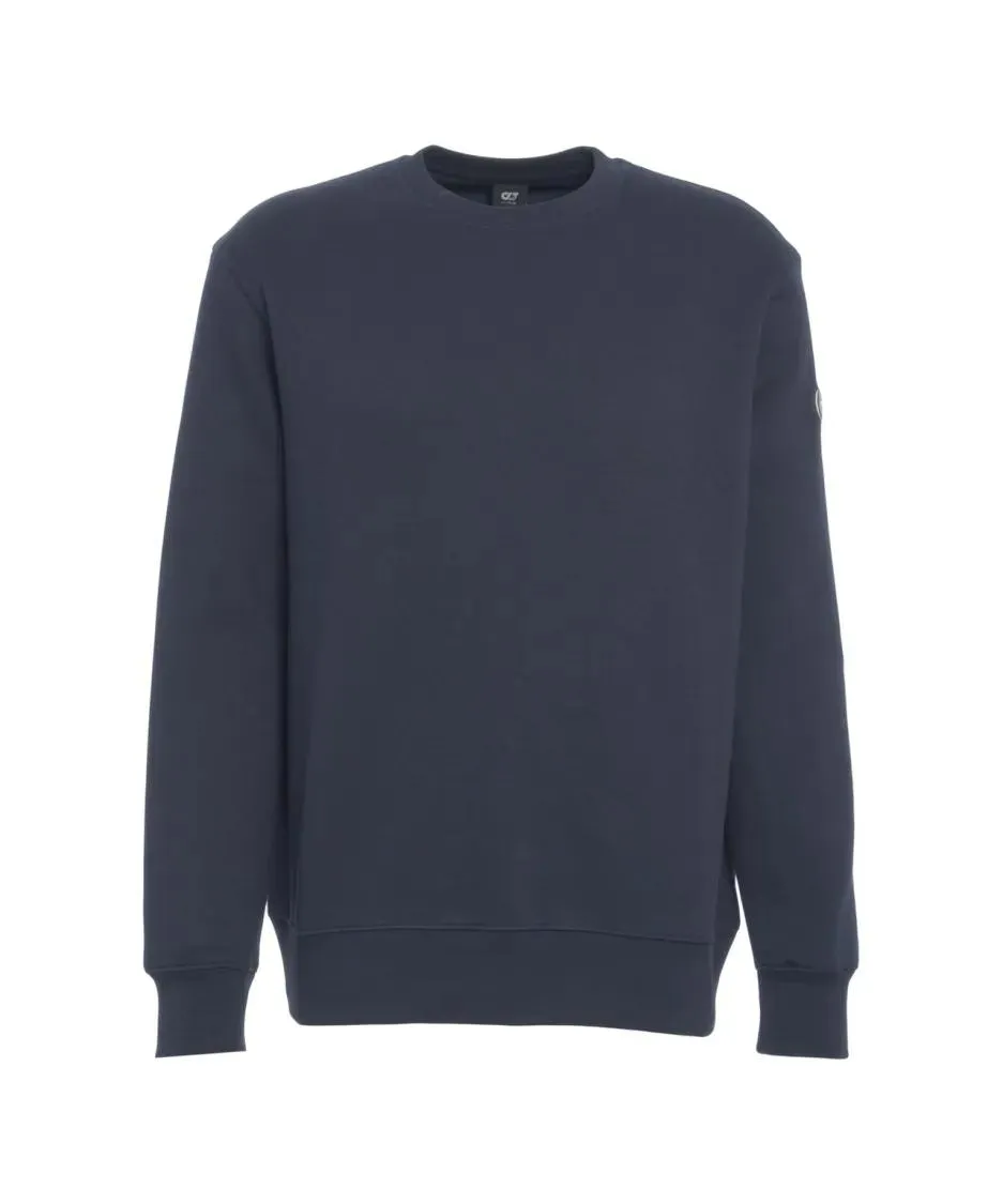 Alpha Tauri - Crew Neck Sweatshirt With Subtle Patch Logo - Größe M - grau Alpha Tauri - Crew Neck Sweatshirt With Subtle Patch Logo - Größe M - grau