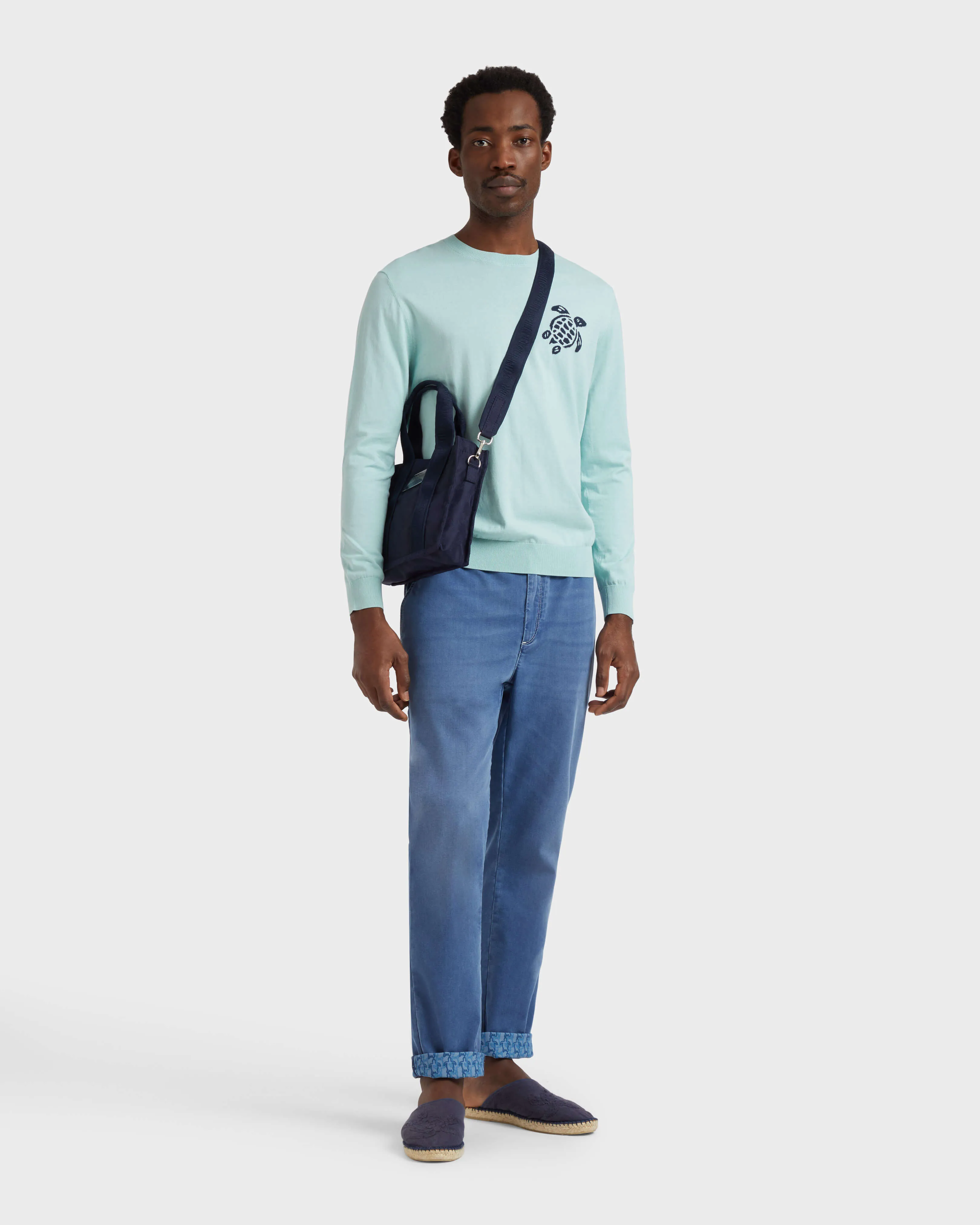 Vilebrequin - Turtles Net Denimhose Für Herren - Jeanshose - Clemence - Blau - Größe 28 – Bild 5