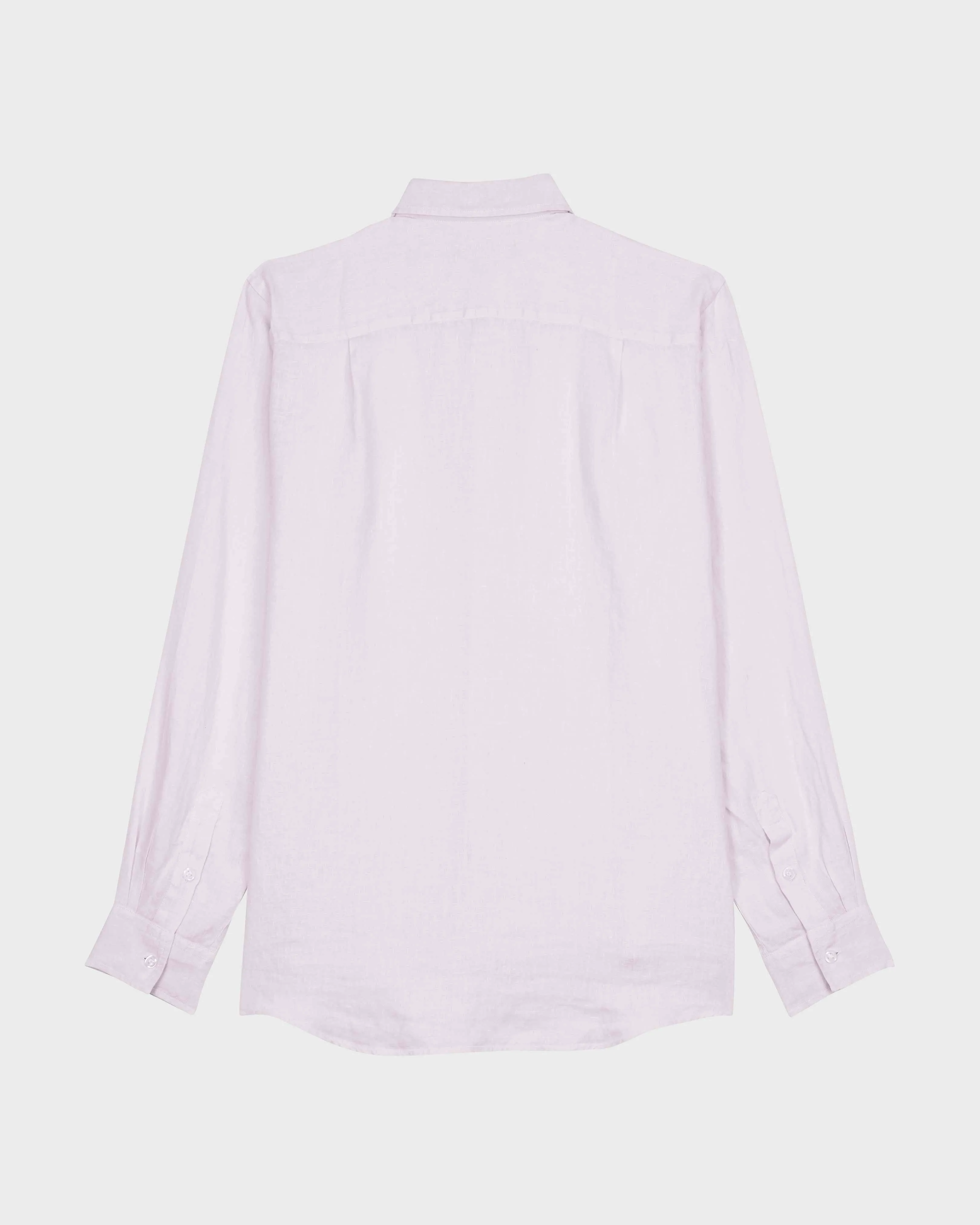 Vilebrequin - Einfarbiges Hemd Aus Leinen Für Herren - Hemd - Caroubis - Rosa - Größe XL – Bild 2