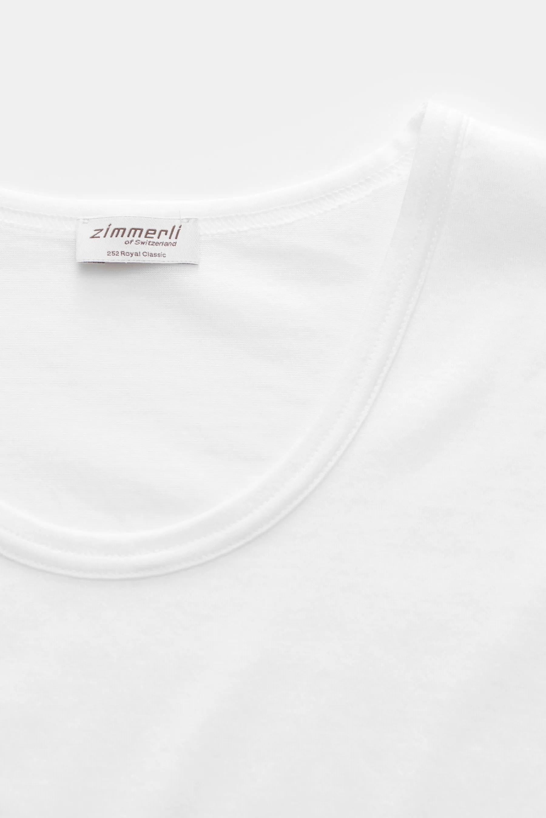 Zimmerli - Herren - Rundhals-Unterhemd 'Royal Classic' weiß – Bild 2