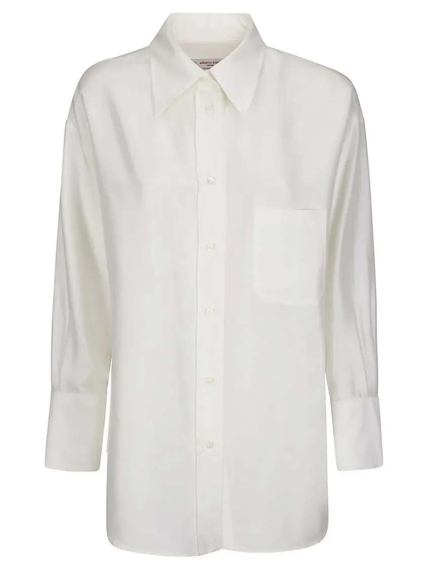 Alberto Biani - White Shirt - Größe 44 - weiß Alberto Biani - White Shirt - Größe 44 - weiß