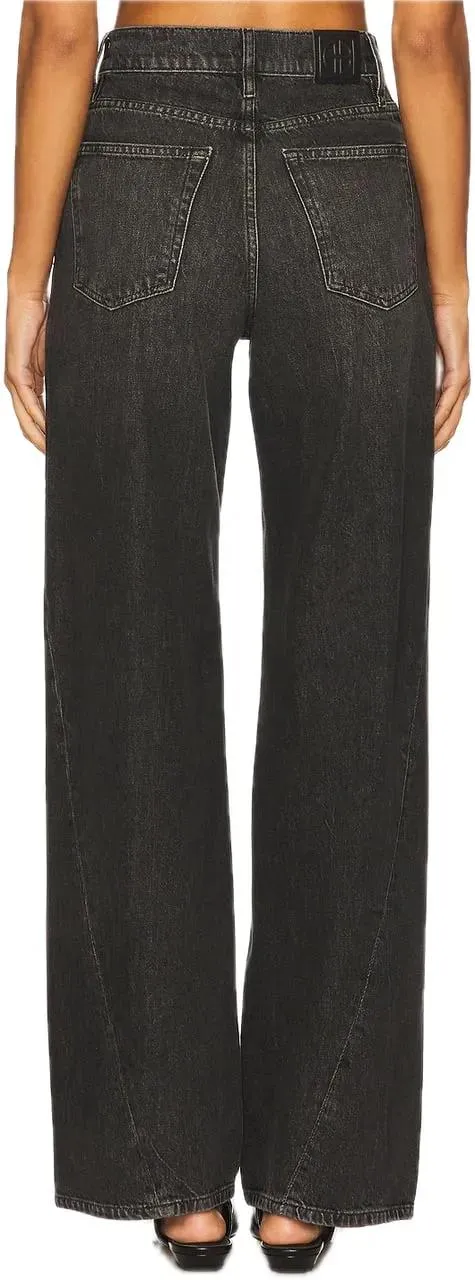 Anine Bing - jeans brie dark grey - Größe 26 - grau – Bild 2