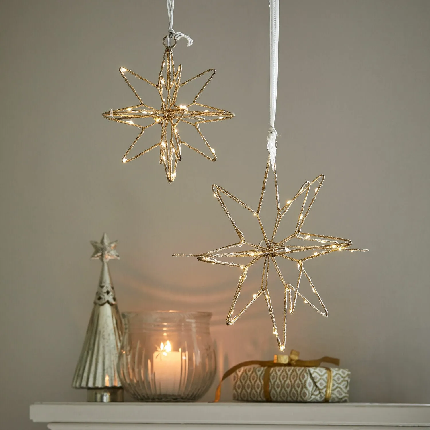 LED-Stern 2er Set Pérole – Bild 4