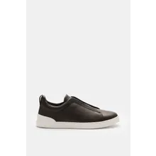 Zegna - Herren - Slip-on-Sneaker %27Triple Stitch%27 dunkelbraun Zegna - Herren - Slip-on-Sneaker %27Triple Stitch%27 dunkelbraun