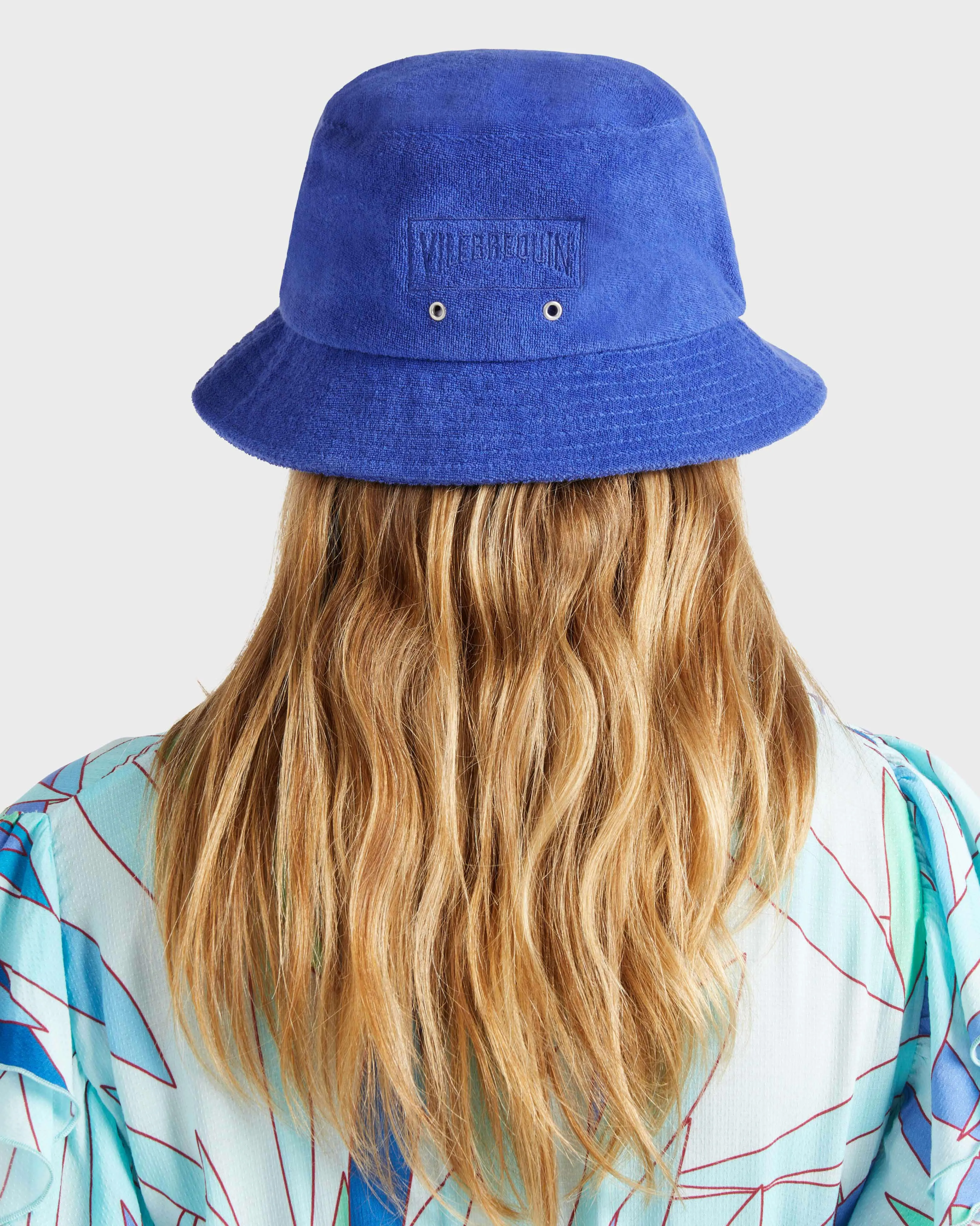 Vilebrequin - Solid Unisex-frotteehut - Hut - Boom - Blau - Größe XS/S – Bild 7