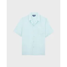 Vilebrequin - Solid Bowling-hemd Für Herren - Hemd - Charli - Blau - Größe XL Vilebrequin - Solid Bowling-hemd Für Herren - Hemd - Charli - Blau - Größe XL