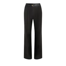 Karl Lagerfeld - Lederhose Hose - Größe 38 - schwarz Karl Lagerfeld - Lederhose Hose - Größe 38 - schwarz