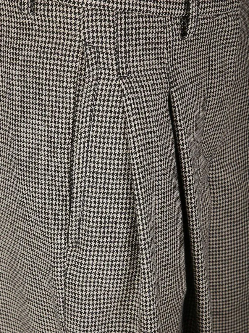 JEJIA - Lightweight Cotton Trousers With Front Pinces - Größe 42 - braun – Bild 2