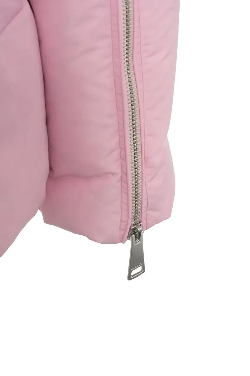 Khrisjoy - Quilted down jacket with hood - Größe 42 - rosa – Bild 2