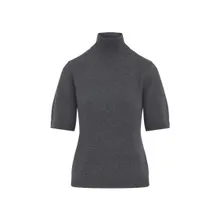 Max Mara - Fitted Wool Sweater - Größe M - grau Max Mara - Fitted Wool Sweater - Größe M - grau