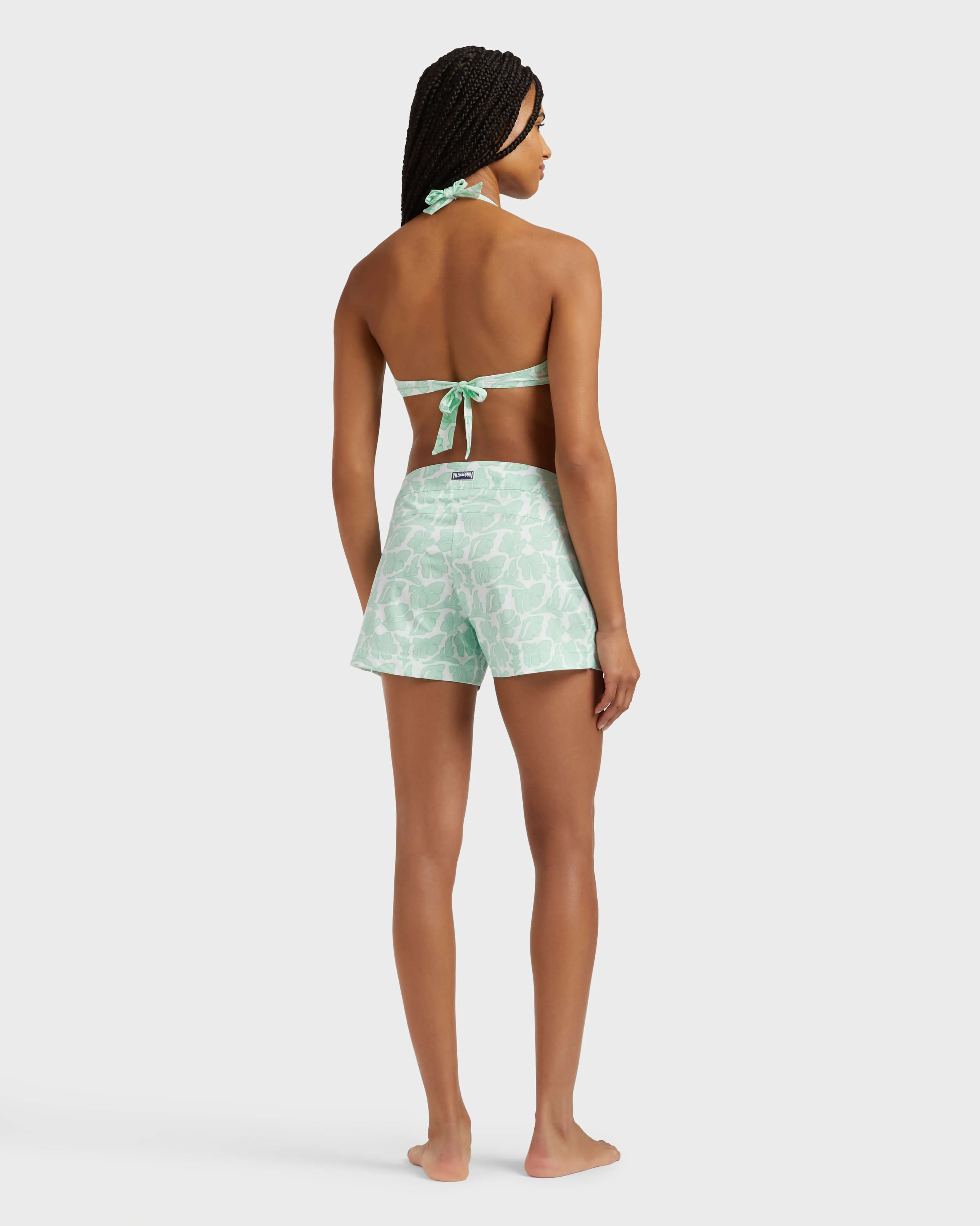 Vilebrequin - Seashells Badeshorts Mit Flachem Bund Für Damen - Shorty - Ferise - Weiss - Größe XS – Bild 4