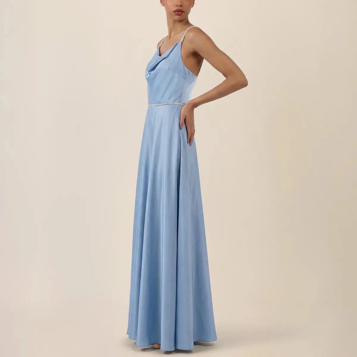 Apart - Abendkleid - Größe 42 - blau – Bild 2