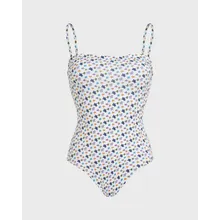 Vilebrequin - Micro Ronde Des Tortues Bustier-badeanzug Für Damen - Bademode - Facette - Weiss - Größe M Vilebrequin - Micro Ronde Des Tortues Bustier-badeanzug Für Damen - Bademode - Facette - Weiss - Größe M