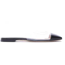 Gianvito Rossi - Gianvito Rossi Plexi Slingback Flats - Größe 38 - black Gianvito Rossi - Gianvito Rossi Plexi Slingback Flats - Größe 38 - black