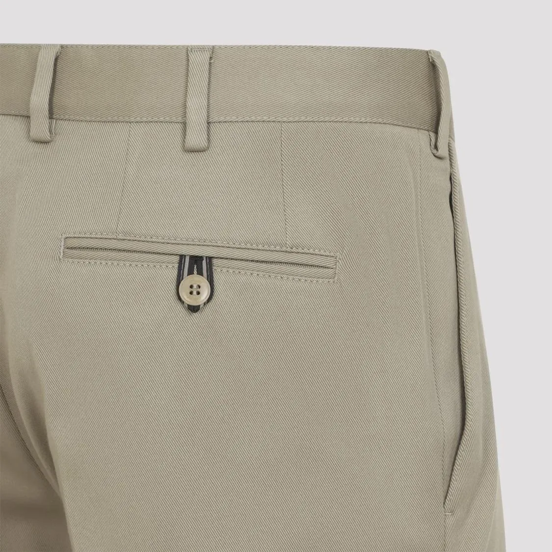 Brioni - Pienza Kaki Cotton Pants - Größe 52 - grau – Bild 2