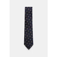 Zegna - Herren - Seidenkrawatte navy/braun/beige gemustert Zegna - Herren - Seidenkrawatte navy/braun/beige gemustert