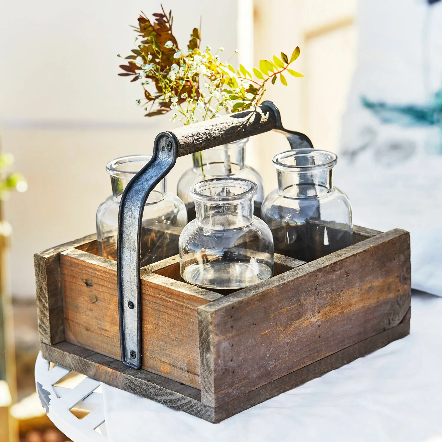 Vase 4er Set mit Korb Reverie – Bild 4