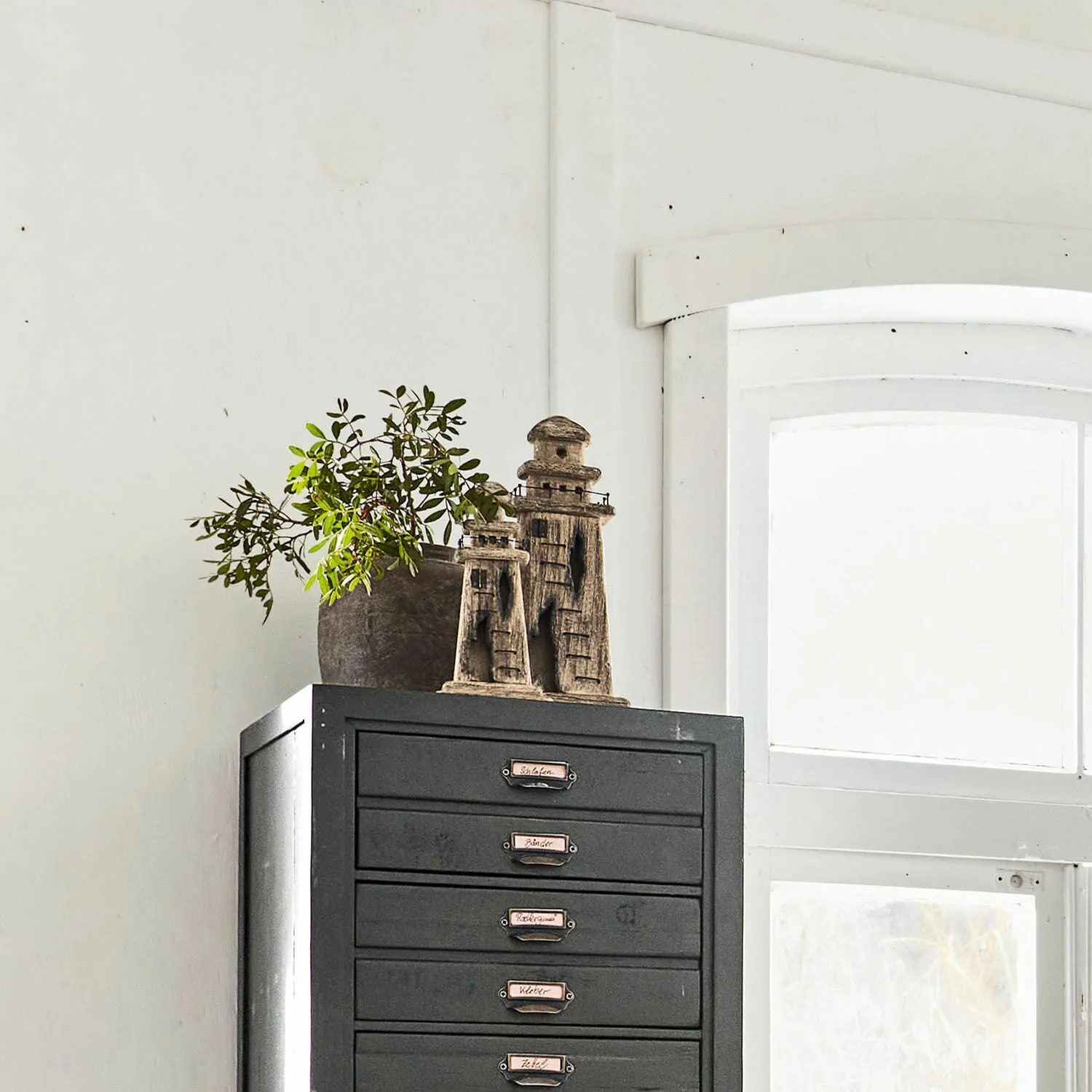 Deko-Leuchtturm 2er Set Bourgneuf – Bild 2