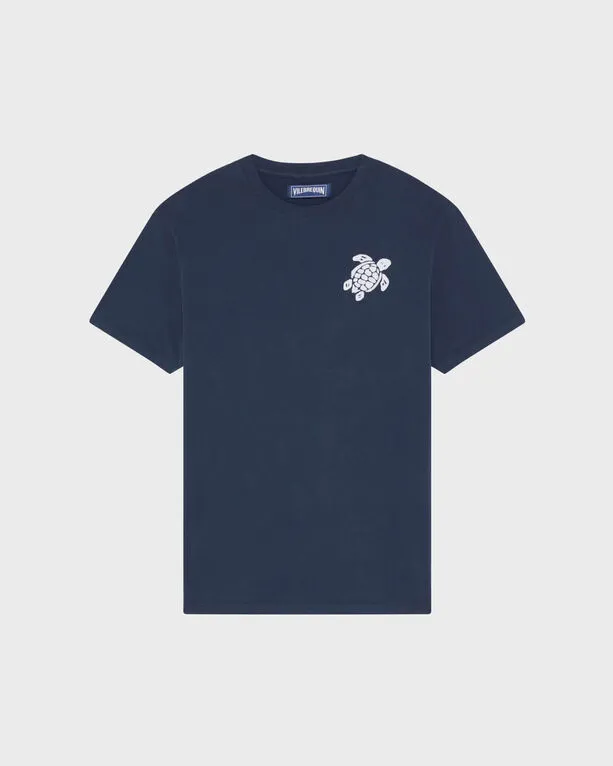 Vilebrequin - T-shirt Aus Bio-baumwolle Mit Aufgestickter Vilebrequin - T-shirt Aus Bio-baumwolle Mit Aufgestickter