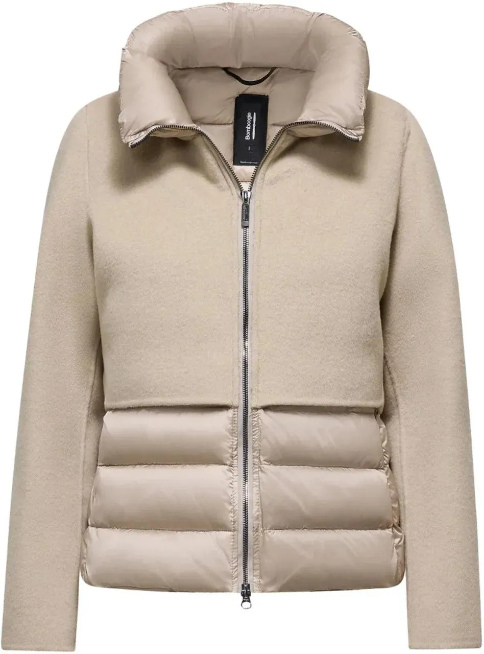 Bomboogie - Bomboogie Bi Material Jacket Zand Jw9266 Wld5 - Größe XL - beige Bomboogie - Bomboogie Bi Material Jacket Zand Jw9266 Wld5 - Größe XL - beige