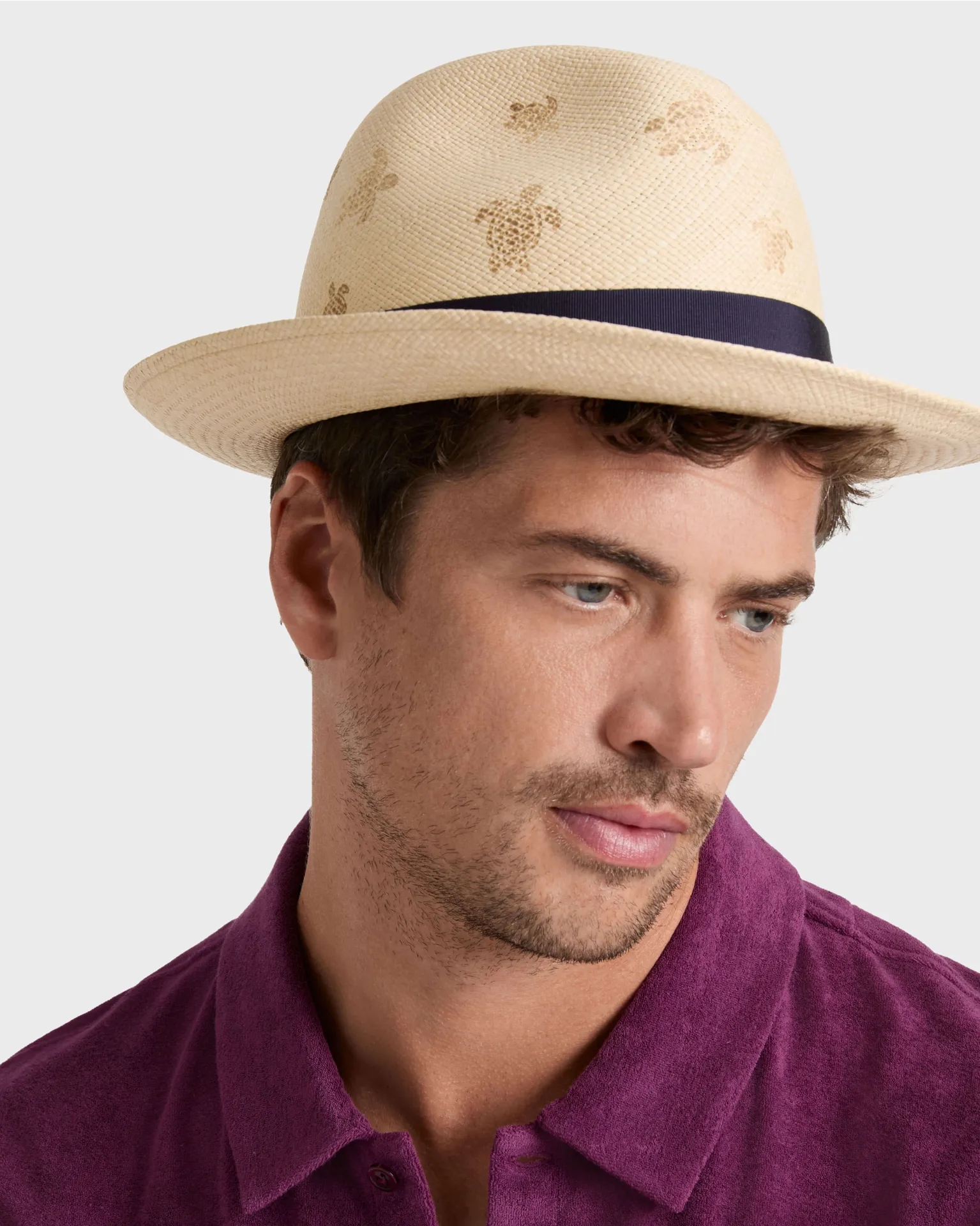 Vilebrequin - Strohhut Für Herren - Vilebrequin X Borsalino - Hut - Claudio - Beige - Größe L – Bild 3