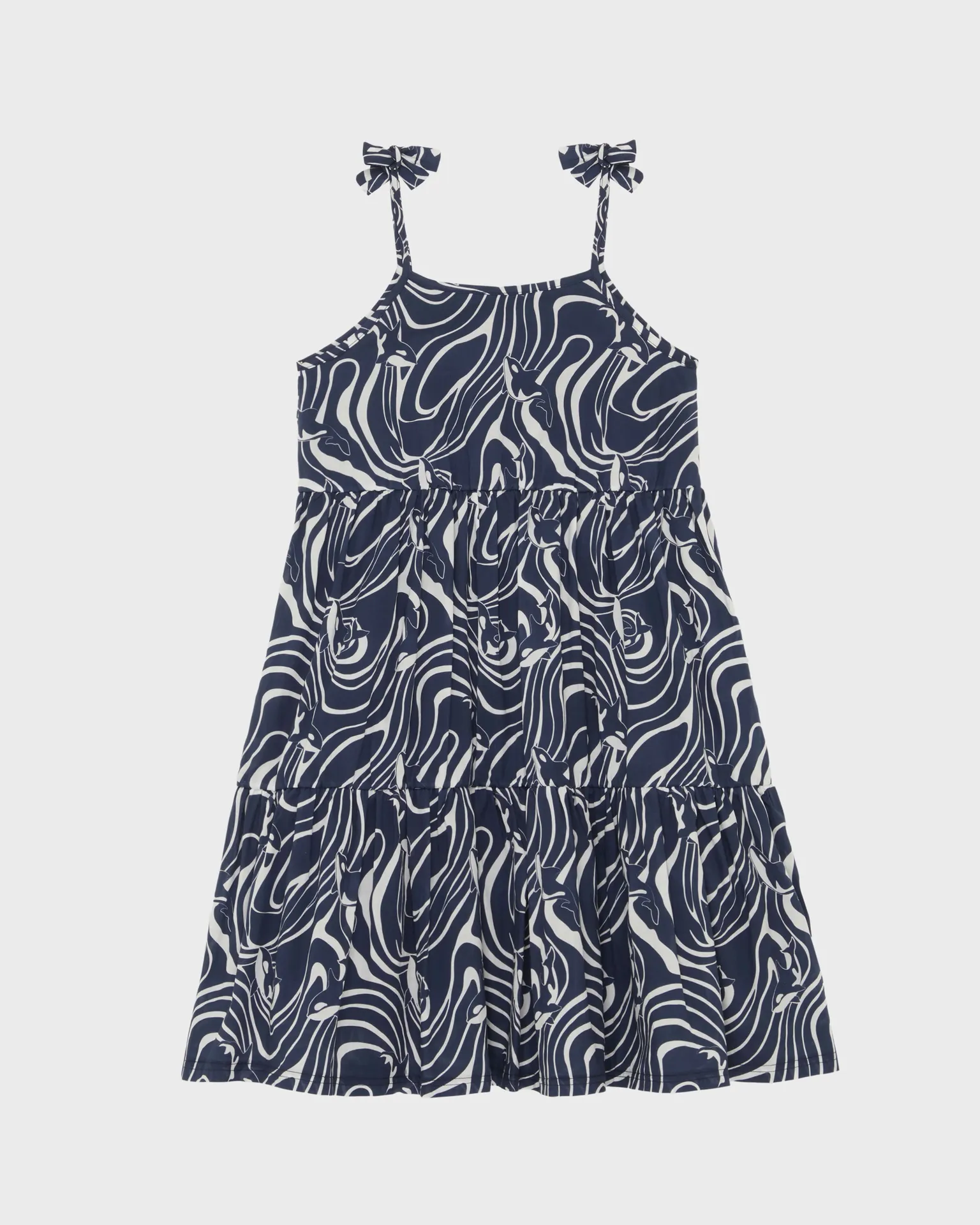 Vilebrequin - Baumwollkleid Mit Orcas-design Für Mädchen - Kleid - Gamy - Blau - Größe 6 – Bild 2