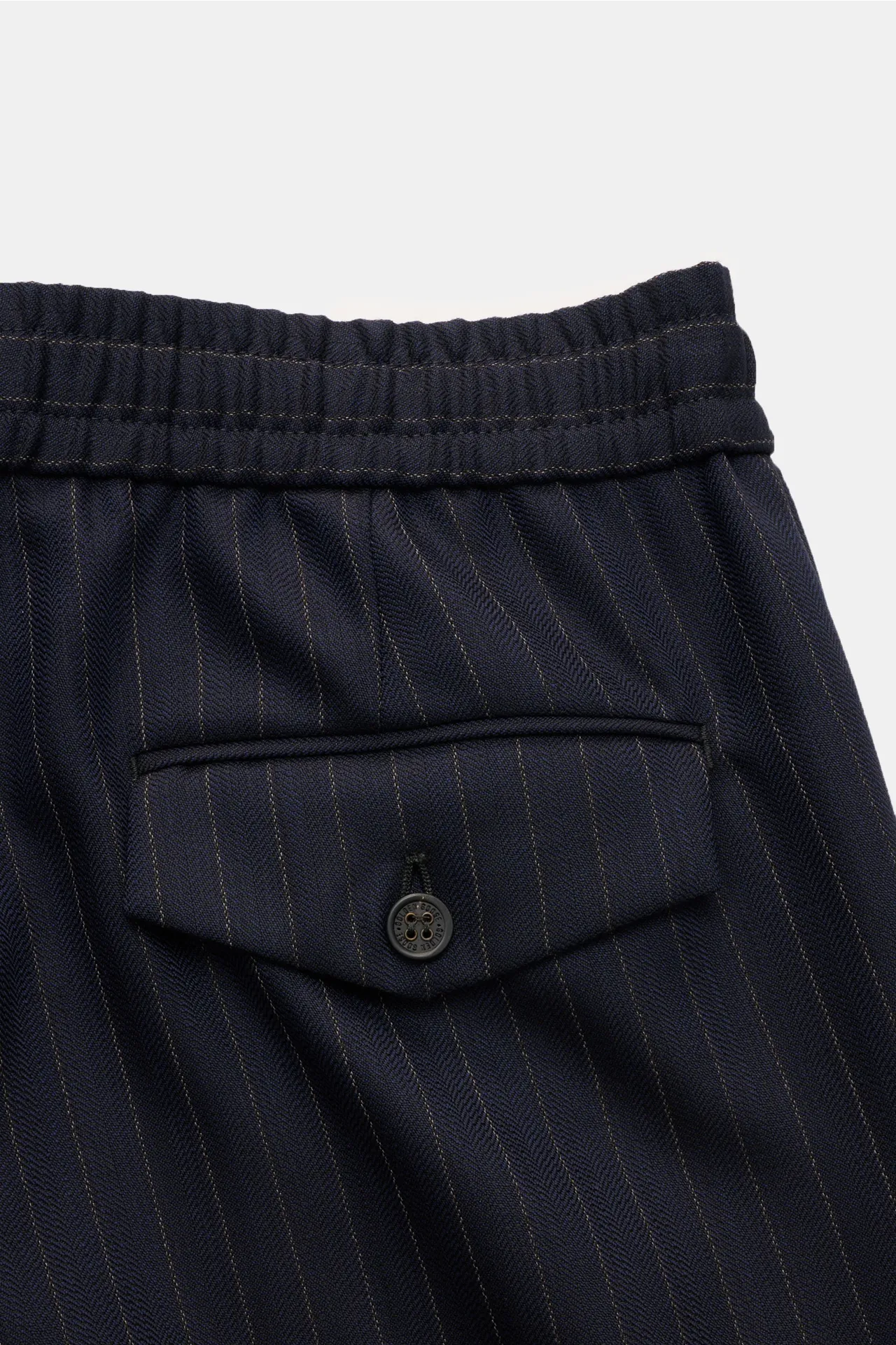 Golden Goose - Herren - Woll-Jogpants navy/beige gestreift – Bild 3