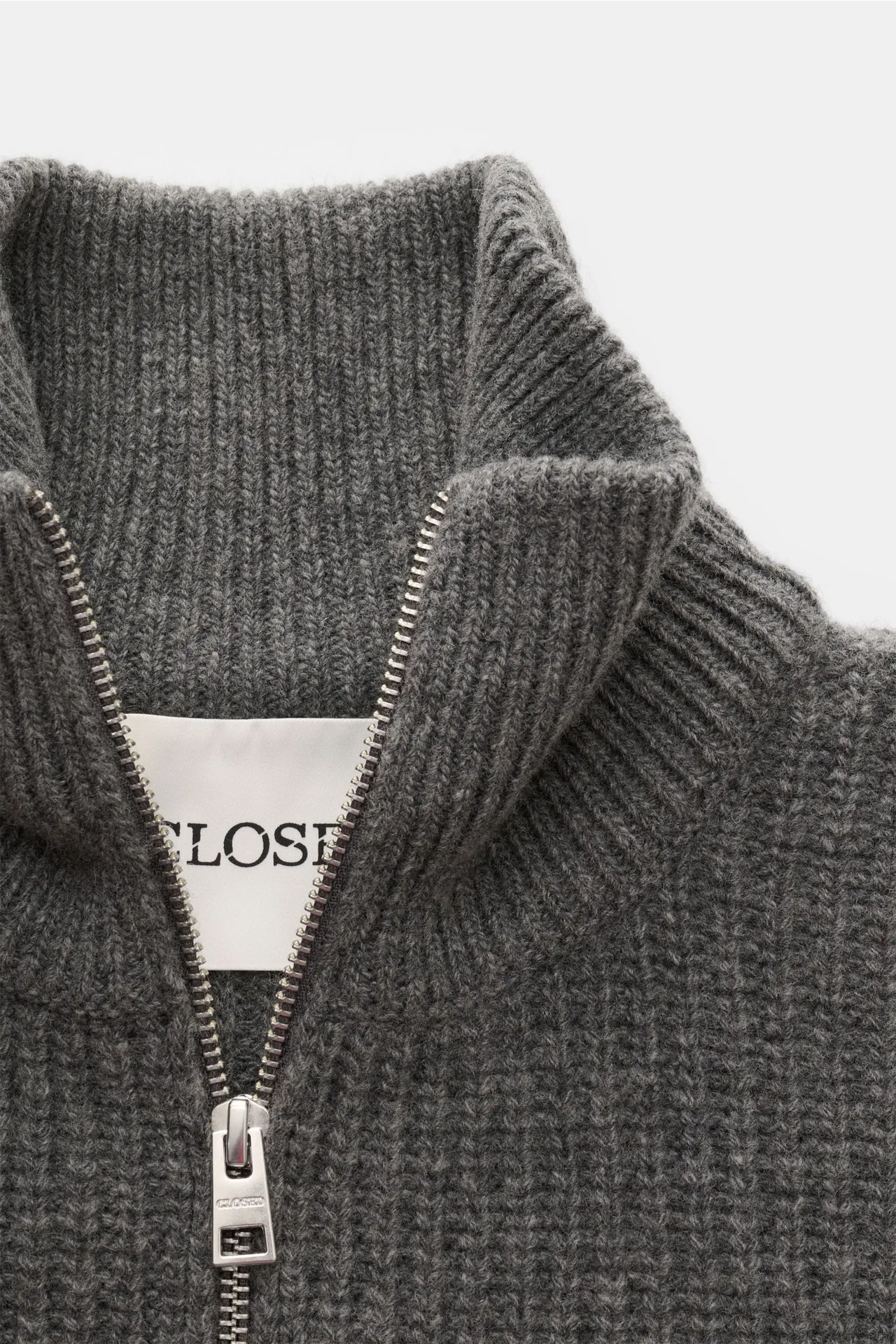 Closed - Herren - Troyer grau meliert – Bild 2