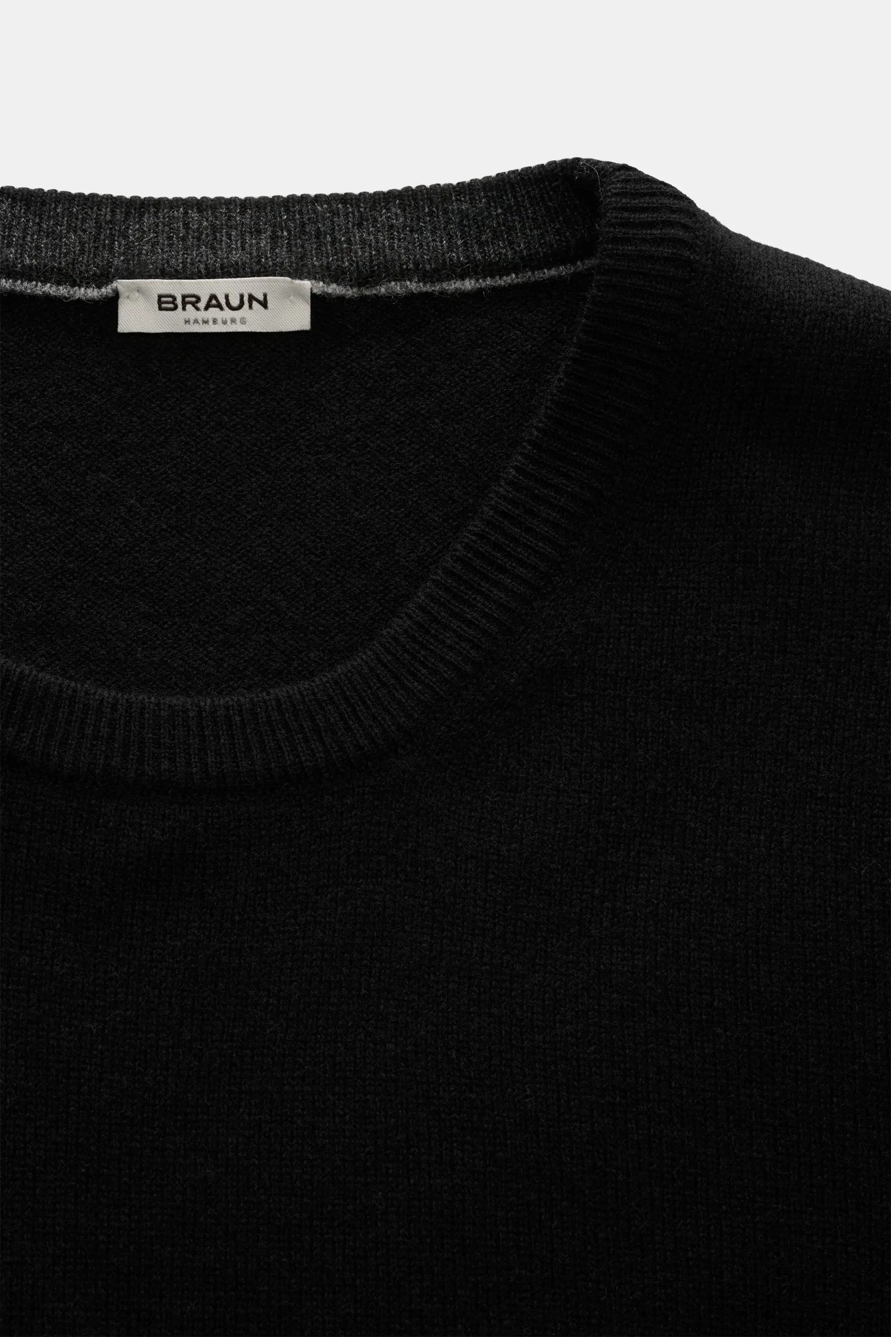 BRAUN Hamburg - Herren - Rundhalspullover schwarz – Bild 2