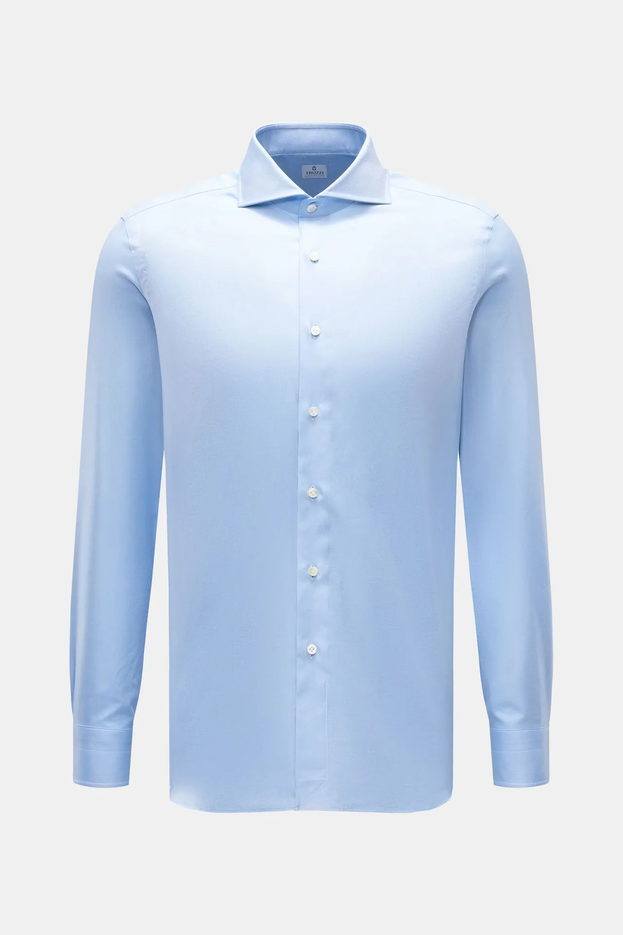 Truzzi - Herren - Oxford Hemd Haifisch-Kragen %27Napoli Busto%27 hellblau Truzzi - Herren - Oxford Hemd Haifisch-Kragen %27Napoli Busto%27 hellblau