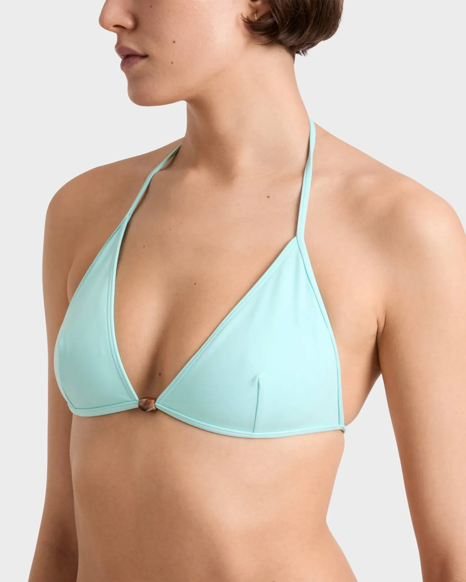 Vilebrequin - Solid Neckholder-bikinioberteil Mit Perlen Für Damen - Bademode - Flette - Blau - Größe XL – Bild 2