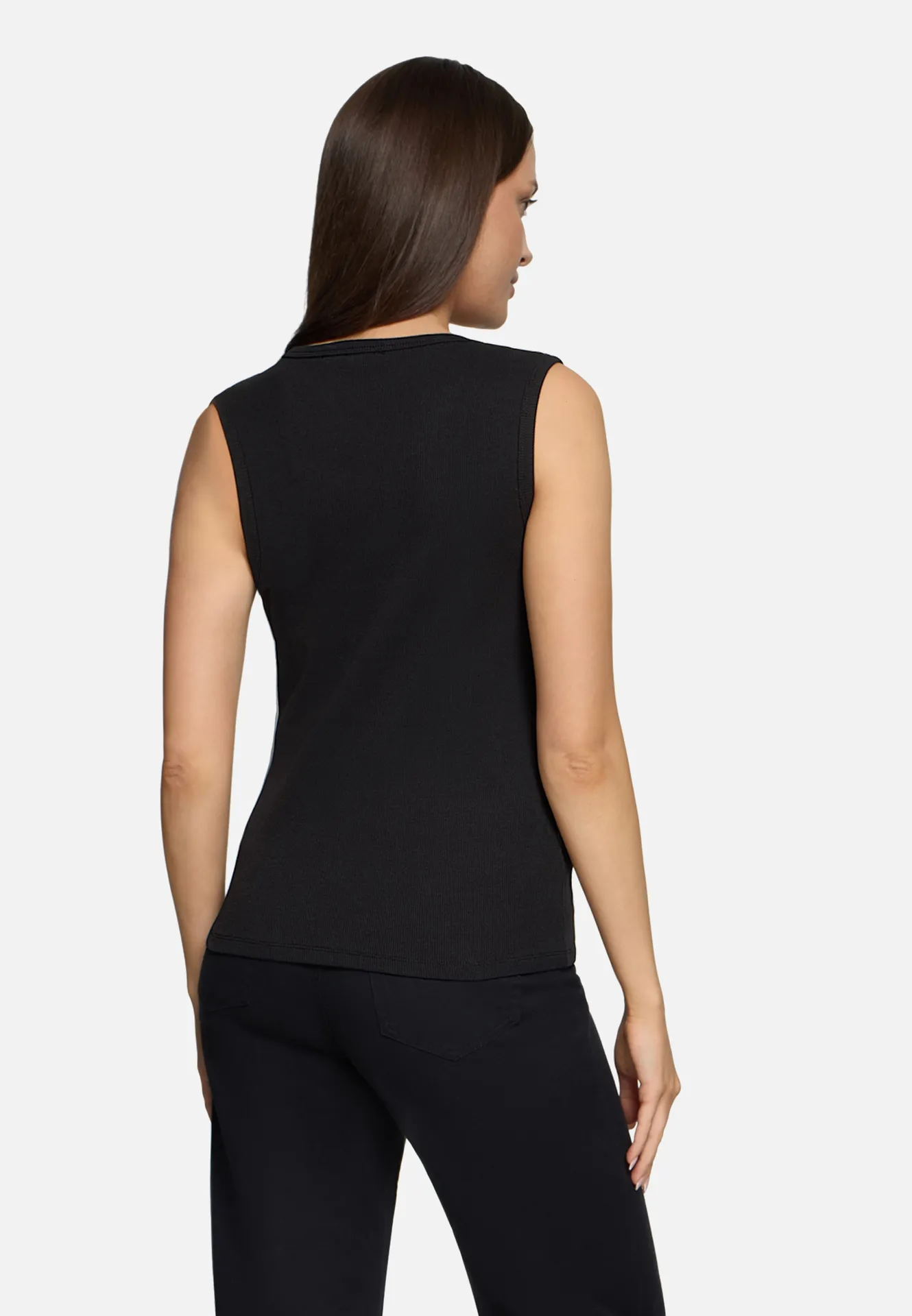 Trägertop mit Rippenstruktur Trägertop mit Rippenstruktur