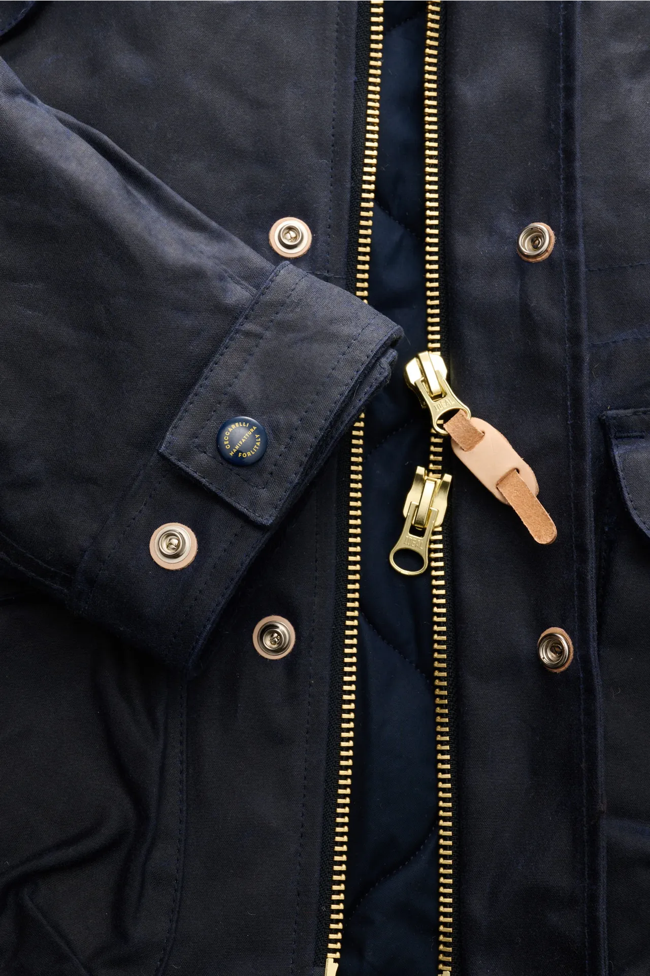 Manifattura Ceccarelli - Herren - Wachsjacke 'New Fisherman' navy – Bild 4