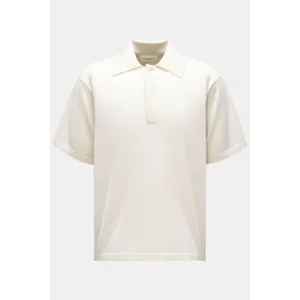 Lisa Yang - Herren - Cashmere Kurzarm-Strickpolo %27Charles%27 creme Lisa Yang - Herren - Cashmere Kurzarm-Strickpolo %27Charles%27 creme