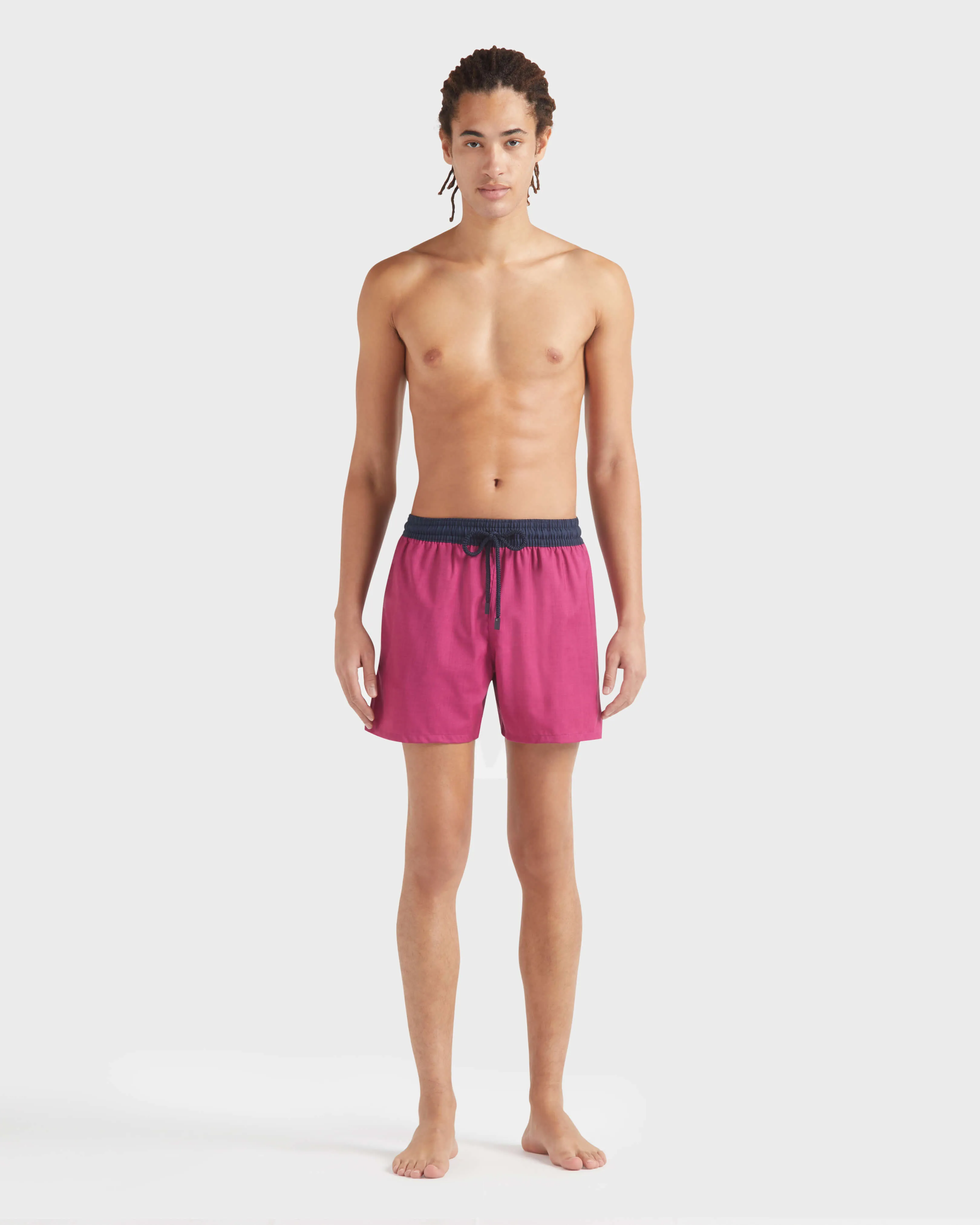 Vilebrequin - Super 120's Woll-badeshorts Für Herren - Bademode - Magnus - Rot - Größe XL – Bild 3