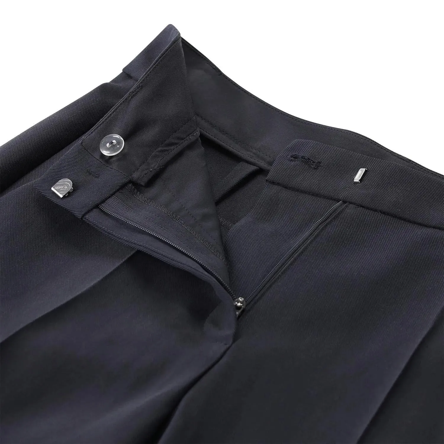 Luisa Cerano - Gabardine-Wideleg-Pants - Größe 42 - blau – Bild 2