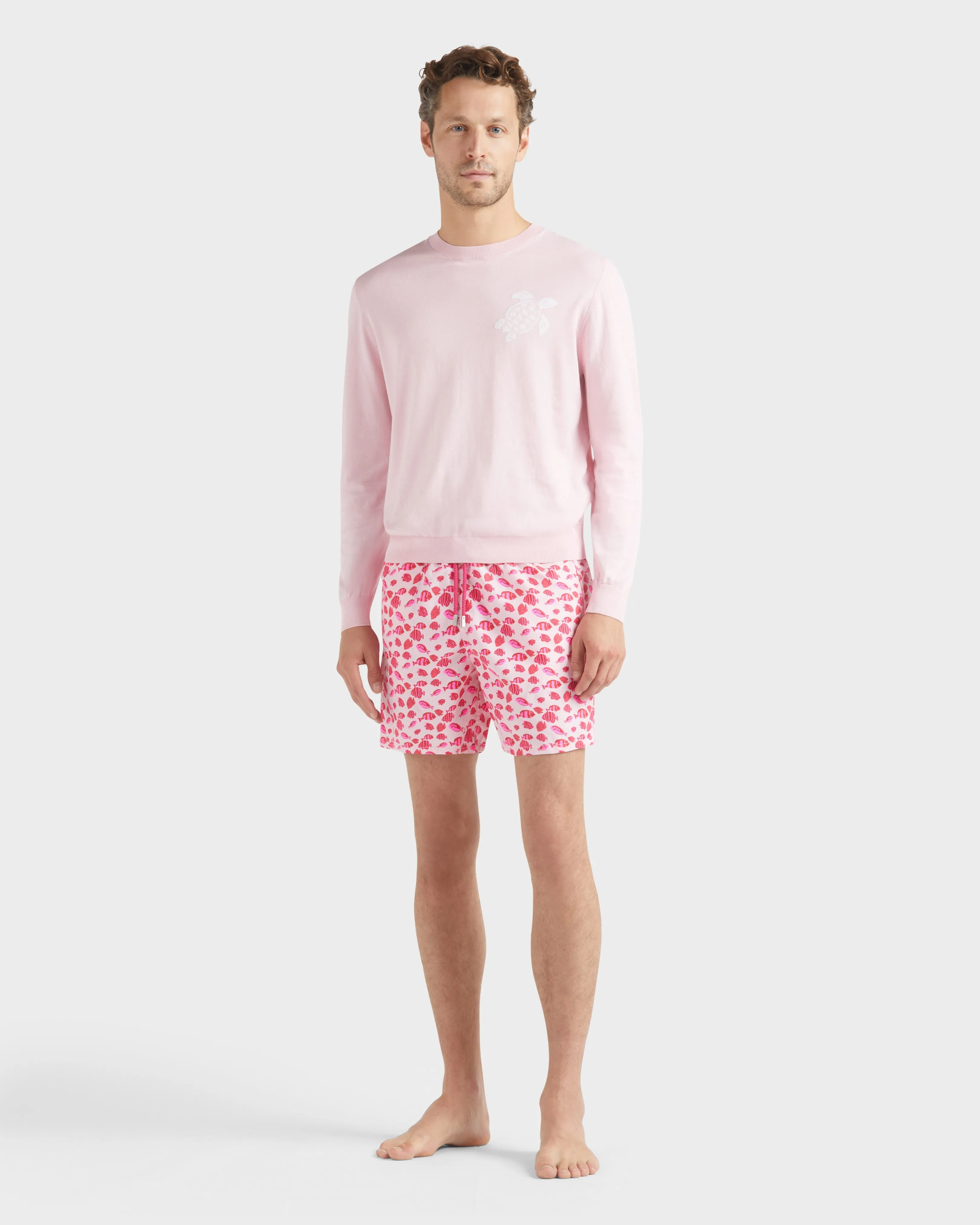 Vilebrequin - Turtle Pullover Aus Baumwolle Für Herren - Pullover - Rayol - Rosa - Größe XL – Bild 3