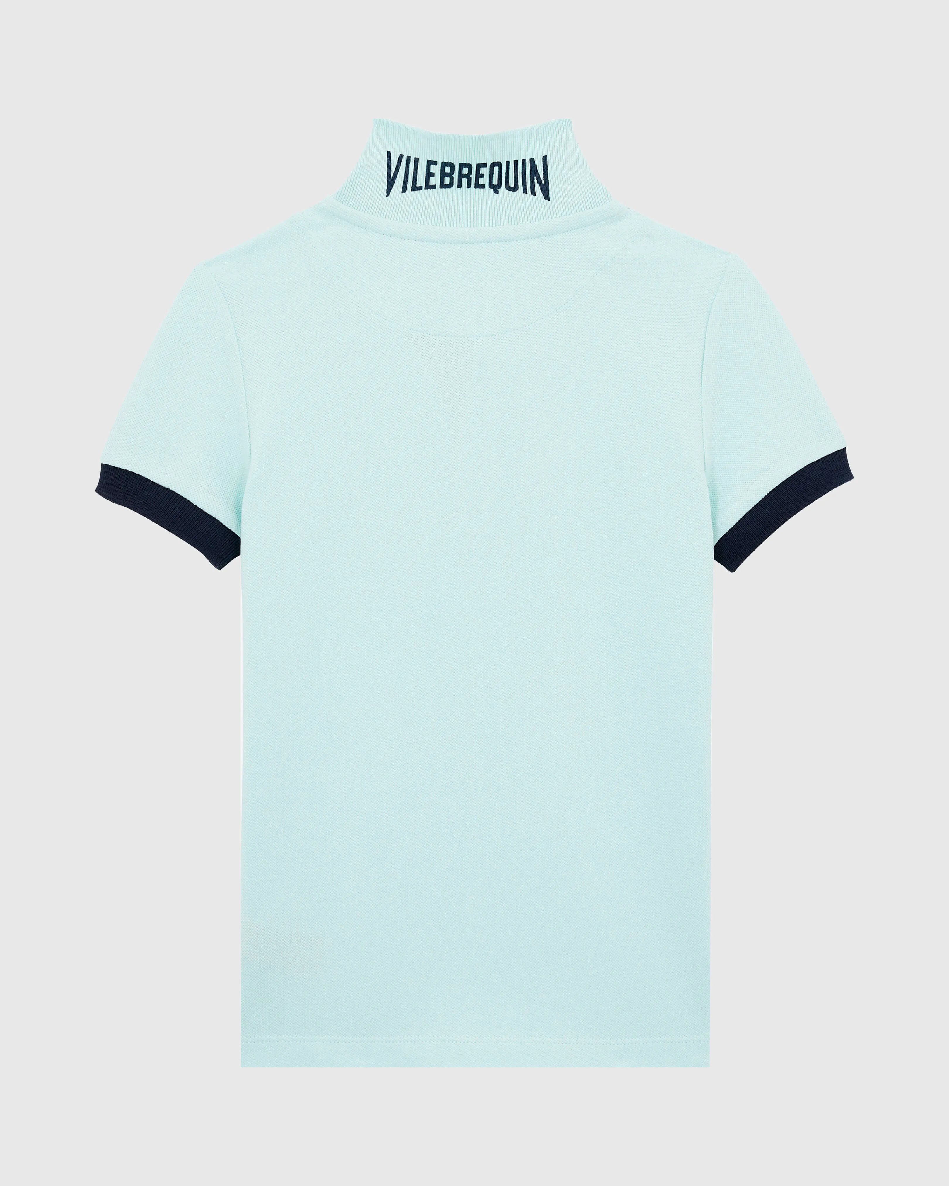 Vilebrequin - Solid Polohemd Aus Bio-baumwolle Für Jungen - Polohemd - Pantin - Blau - Größe 10 – Bild 2