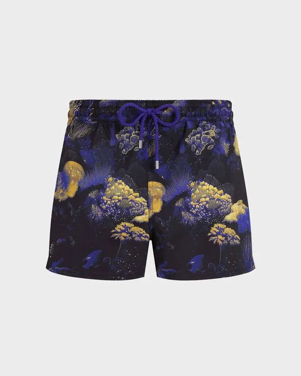 Vilebrequin - Kurze Coral Reef Stretch-badeshorts Für Herren - Bademode - Manta - Schwarz - Größe XXL Vilebrequin - Kurze Coral Reef Stretch-badeshorts Für Herren - Bademode - Manta - Schwarz - Größe XXL