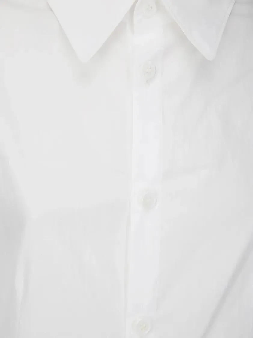 Yohji Yamamoto - White Asymmetric Shirt - Größe 3 - weiß – Bild 2