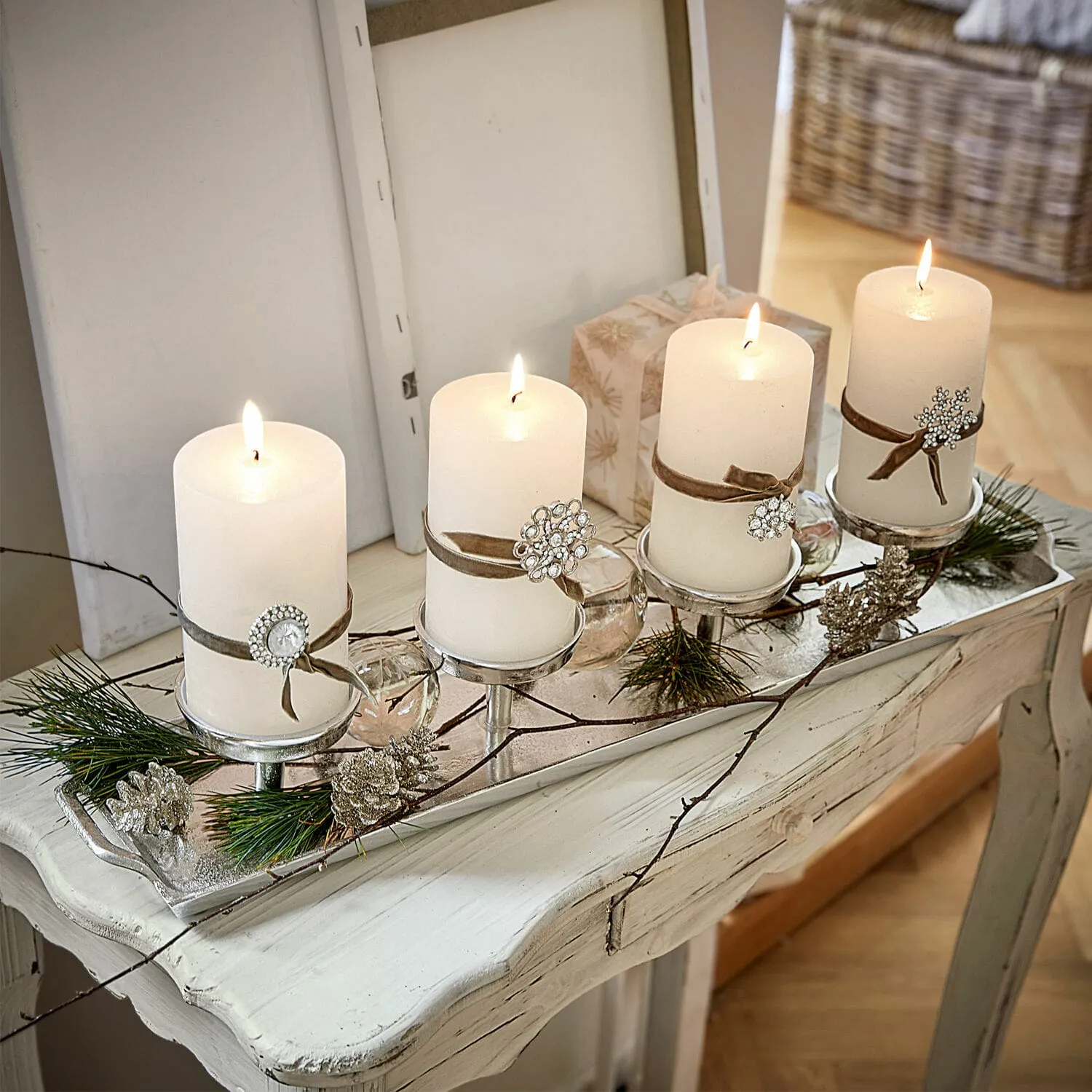 Kerze 4er Set Braga – Bild 5